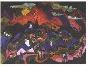 Ernst Ludwig Kirchner Return of the animals Sweden oil painting artist